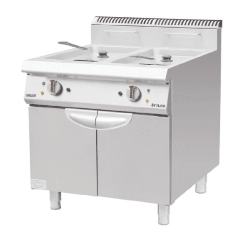 ELECTRIC FRYER ON CABINET