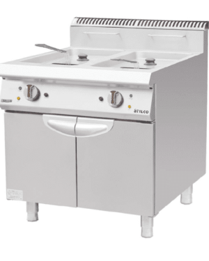 ELECTRIC FRYER ON CABINET