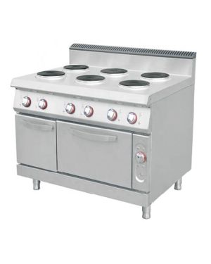 Hot Plate Electric Cooker with Oven and Cabinet
