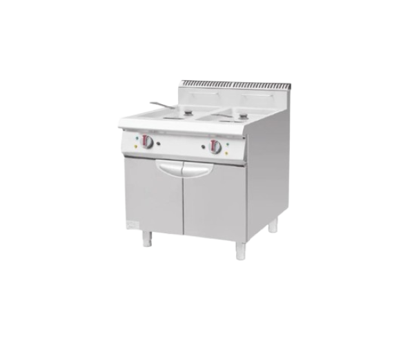 ELECTRIC FRYER ON CABINET
