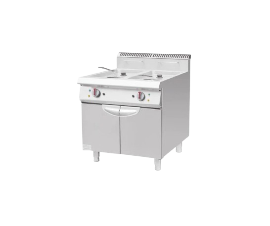 ELECTRIC FRYER ON CABINET
