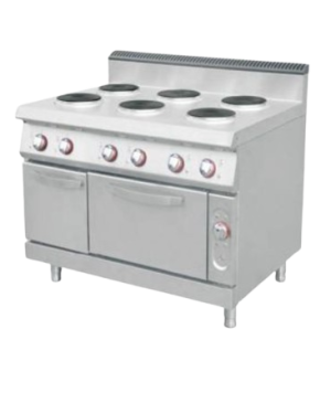 Hot Plate Electric Cooker with Oven and Cabinet