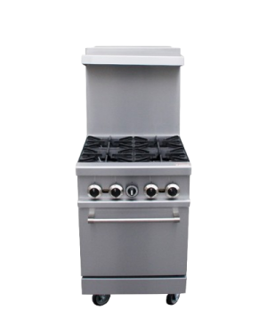 4-burner gas cooker with oven