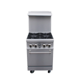 4-burner gas cooker with oven